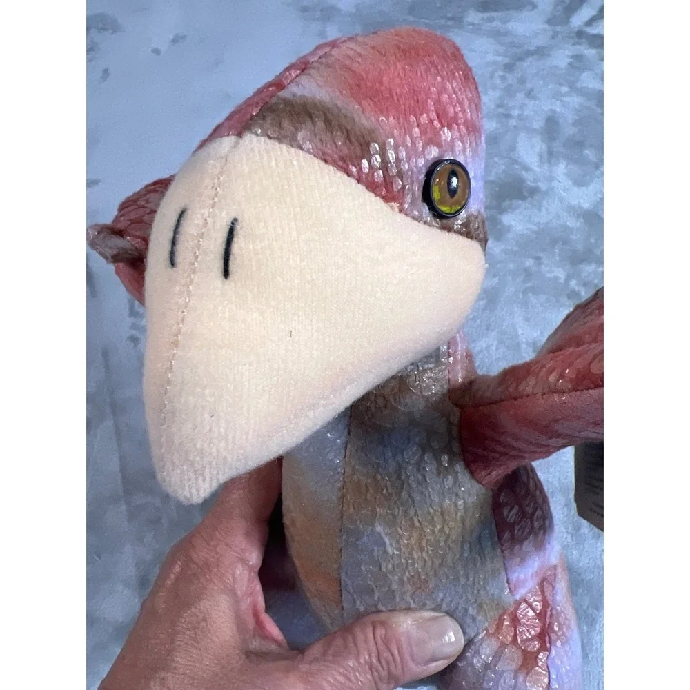 Aurora World Pteranodon Dinosaur Plush Shimmer Scaly‎ Red Orange Purple NWT 2022